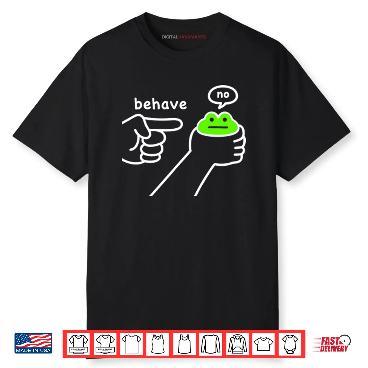 Dishonest Frog Funny Frog Meme Behave No Shirt