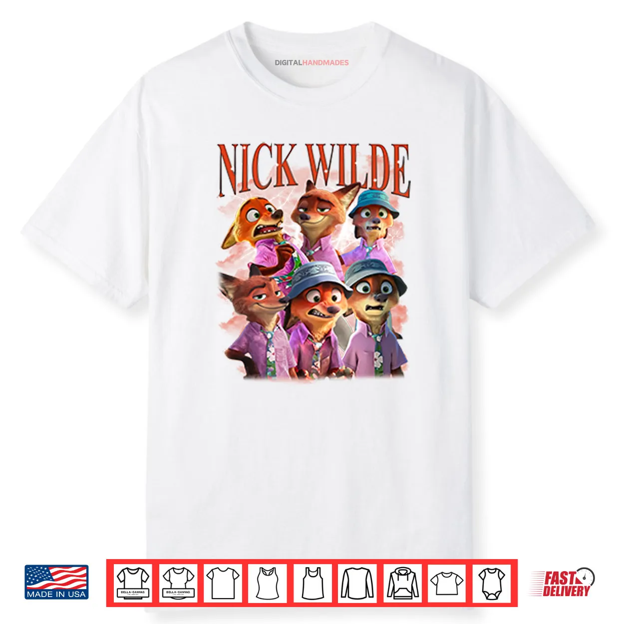Disney Zootopia Nick Wilde Shirt