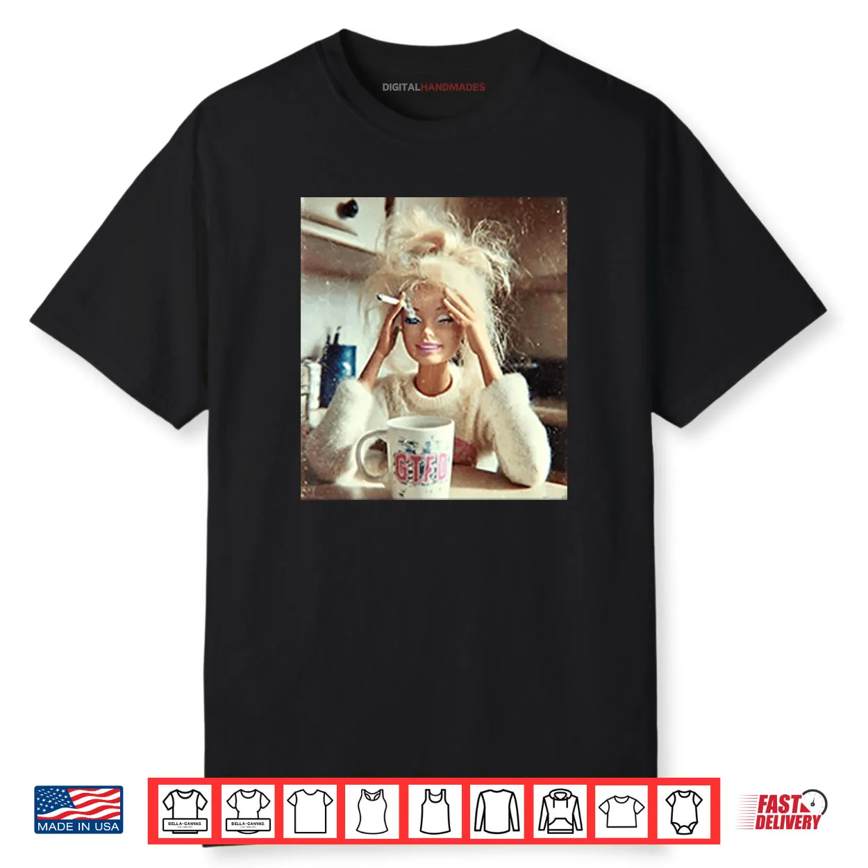 Distressed Doll Face Meme Shirt