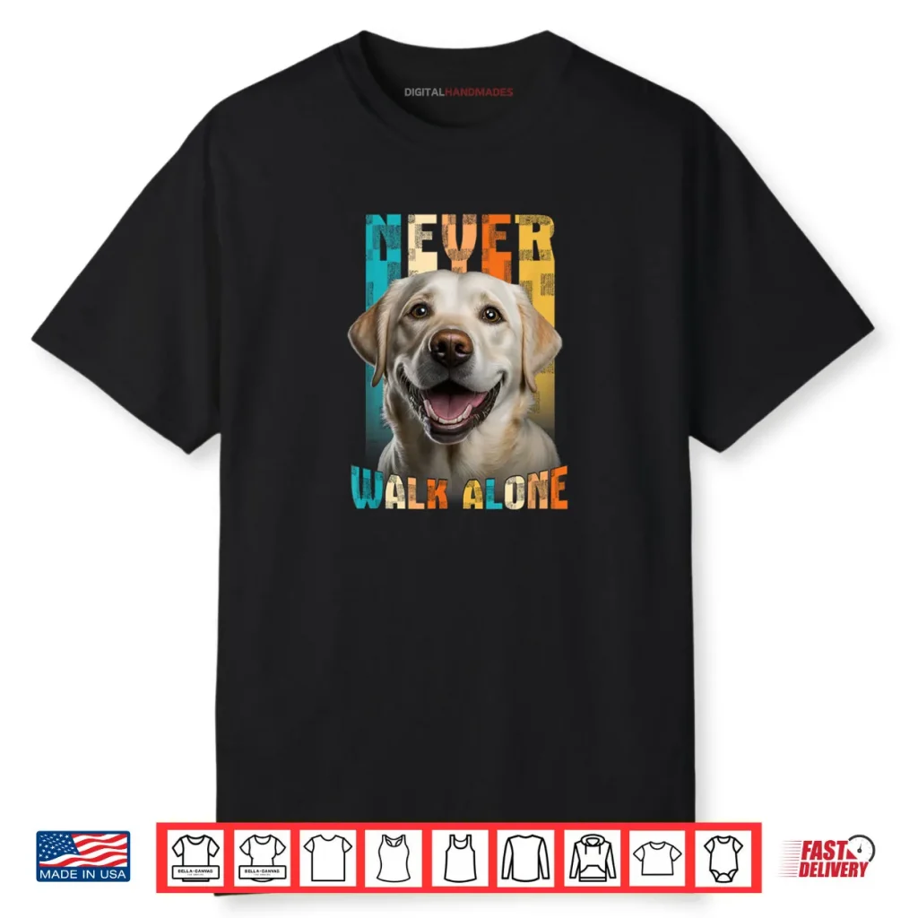 Dog Walker Labrador Retro Shirt 1 Dog Walker Labrador Retro Shirt