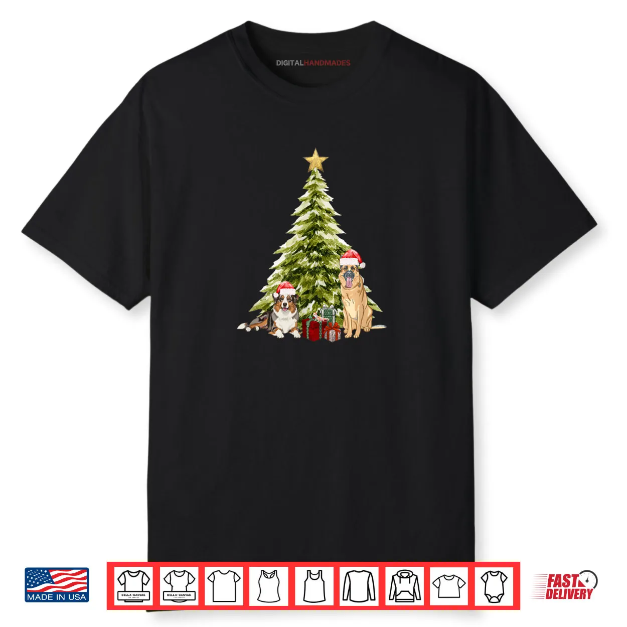 Dogs on Christmas Shirt