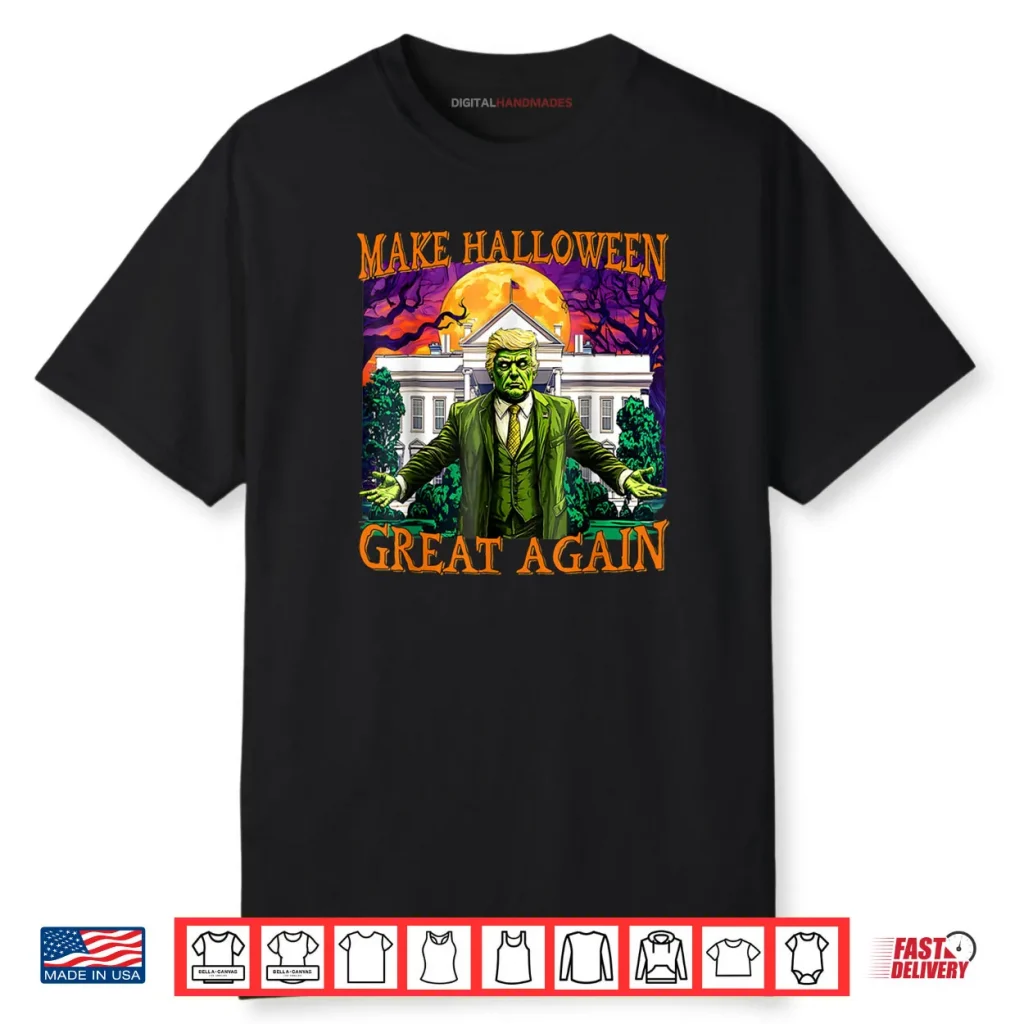 Donald Trump Zombie Make Halloween Great Again Trump Costume Shirt