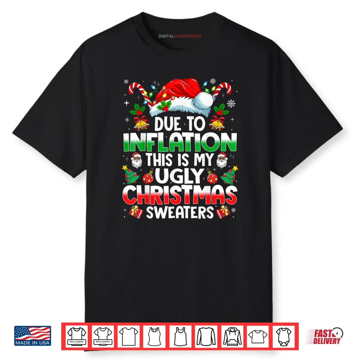 Due to Inflation Ugly Christmas Shirt
