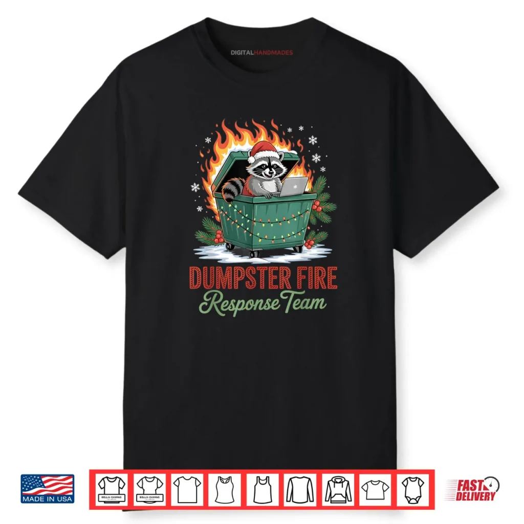 Dumpster Fire Response Team Leader Christmas Shirt