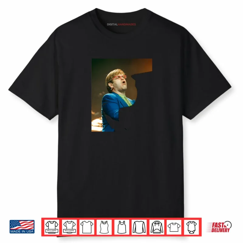 Elton John Live Candle in The Wind 1997 Era Shirt