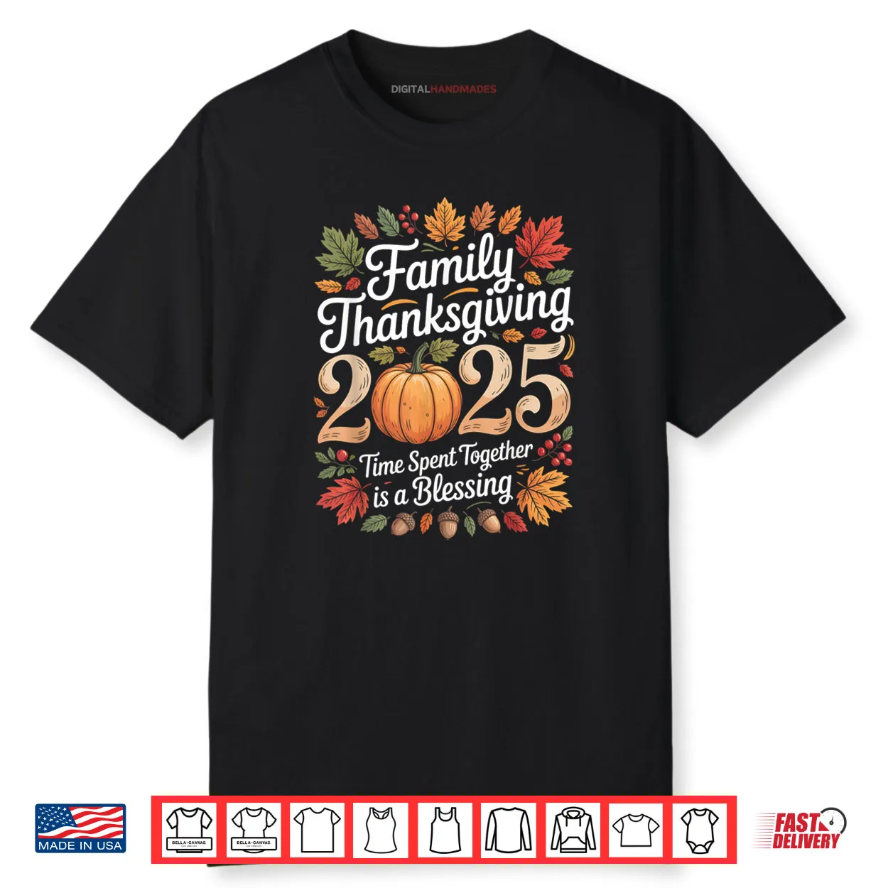 Family Thanksgiving 2025 Thanksgiving Crew Matching Fall Shirt