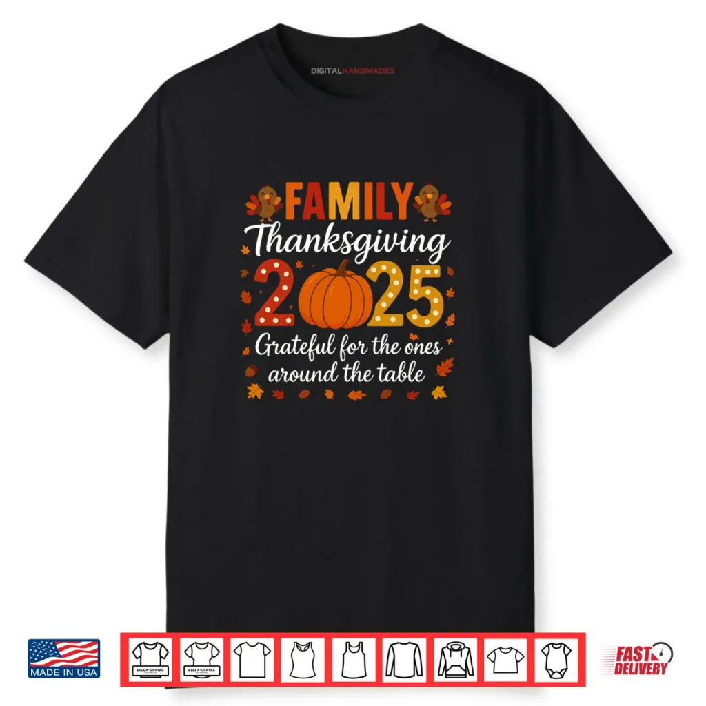 Family Thanksgiving Shirts 2025 Outfits Pajamas Matching Set Shirt 1 Family Thanksgiving Shirts 2025 Outfits Pajamas Matching Set Shirt