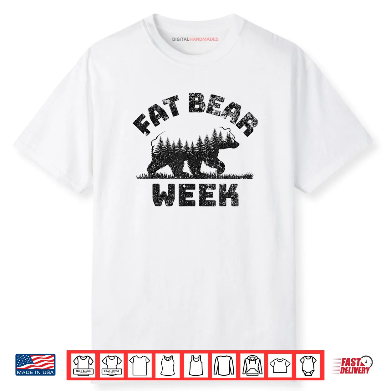 Fat Bear Week 2025 Nature Lover Planet Protection Shirt