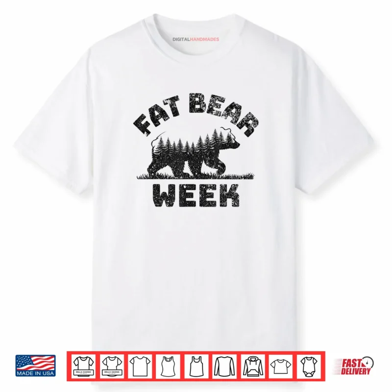 Fat Bear Week 2025 Nature Lover Planet Protection Shirt