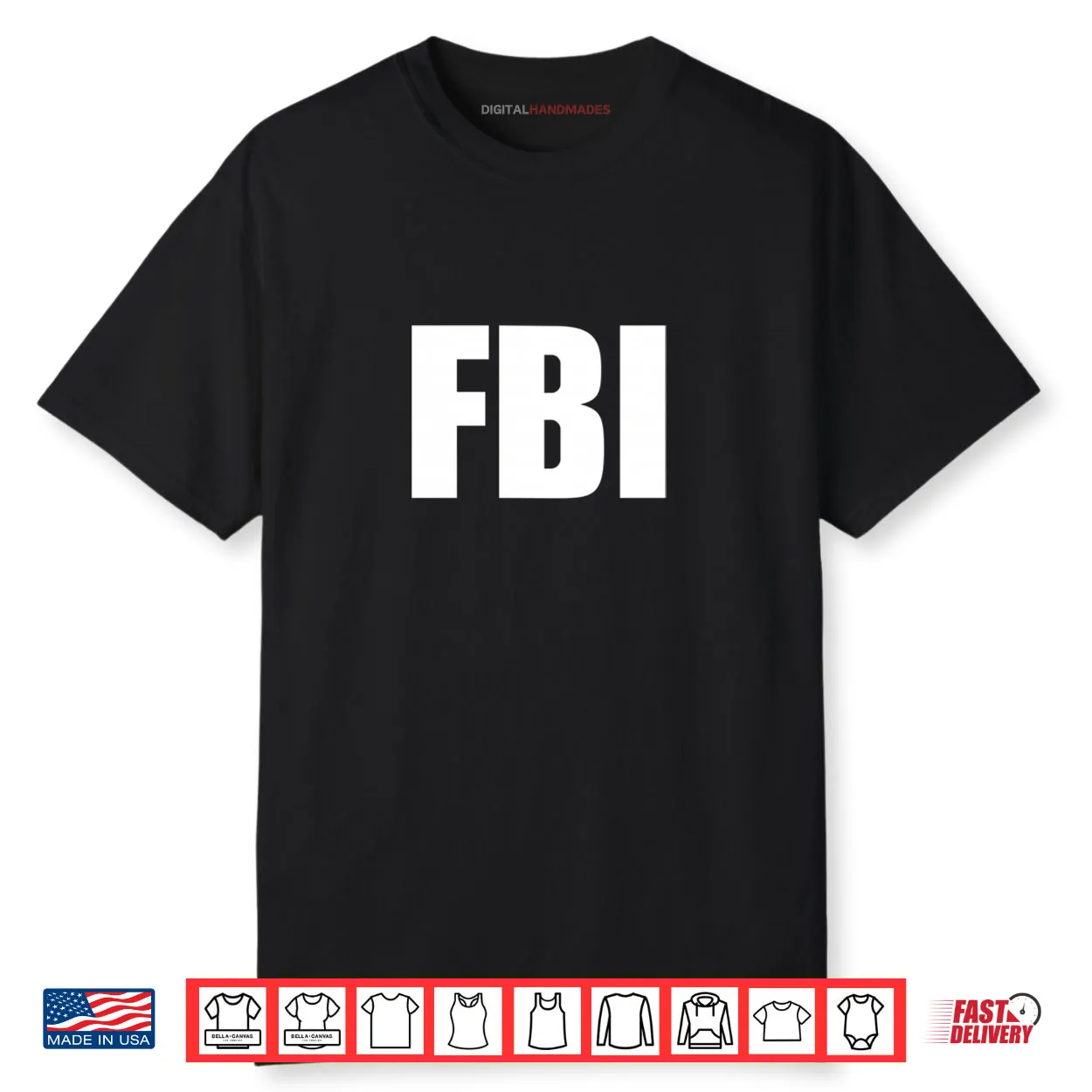 FBI Federal Bureau of Investigation, Officer, Federal Agent Shirt