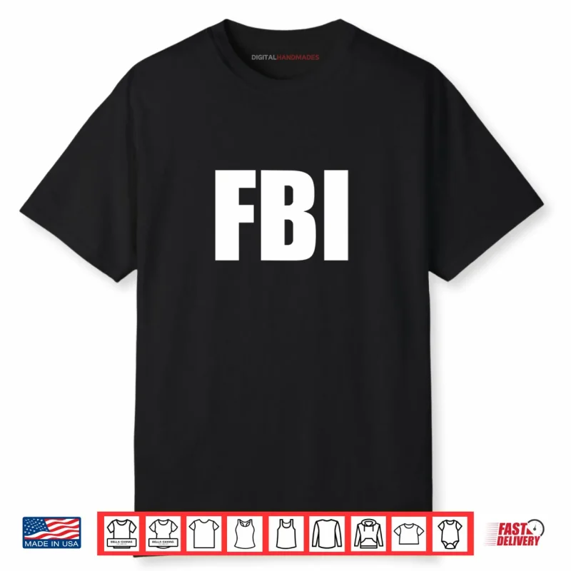FBI Federal Bureau of Investigation, Officer, Federal Agent Shirt