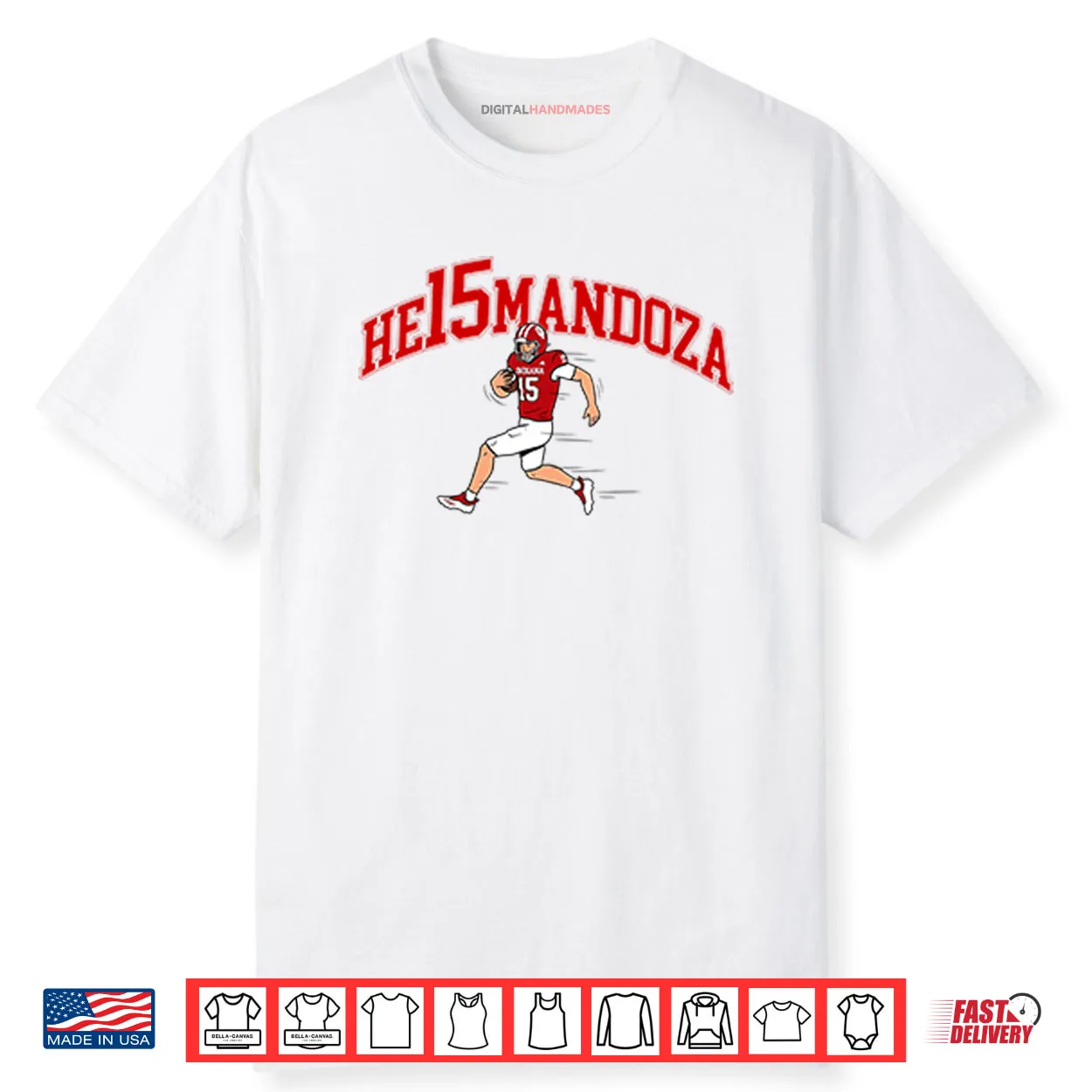 Fernando Mendoza He15mandoza Heisman Shirt