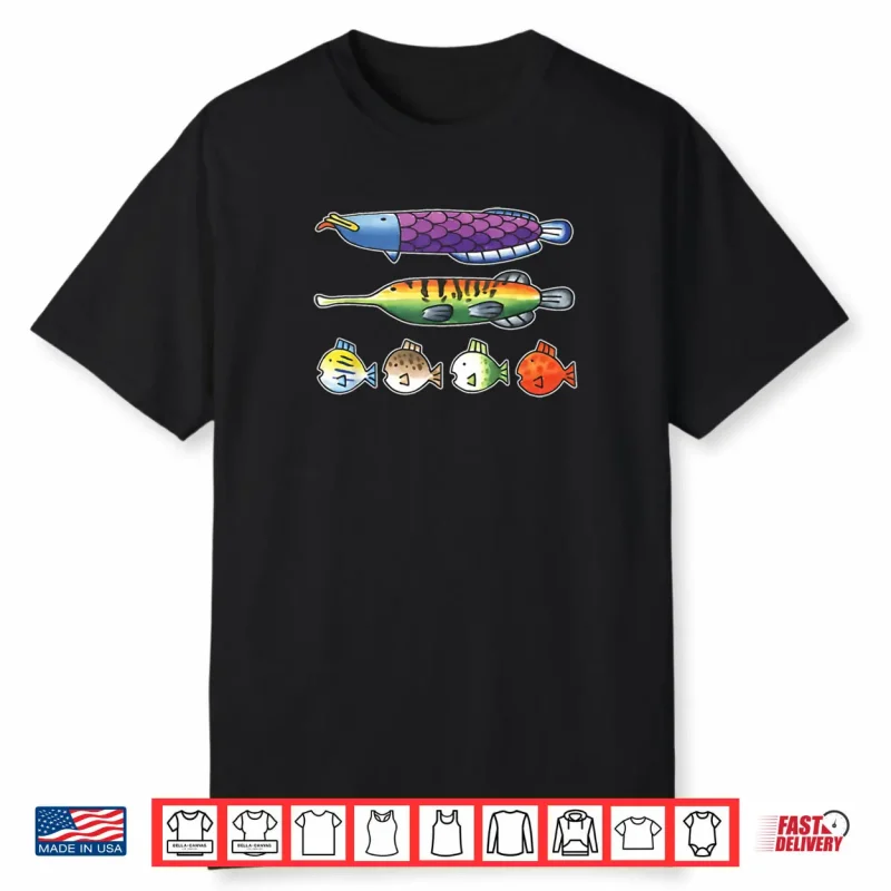 Fishing Wii Sports Fish Species Shirt
