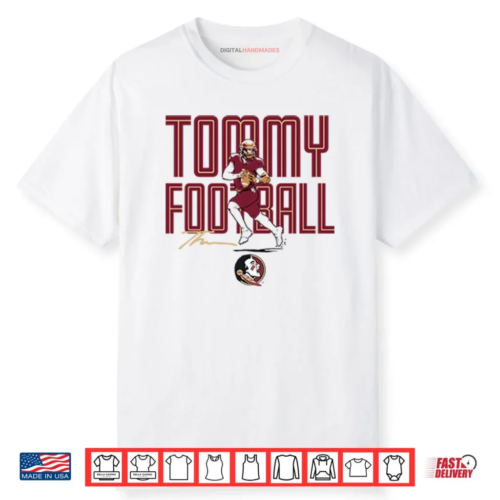 Florida State Seminoles Tommy Castellanos Tommy Football Shirt 1 Florida State Seminoles Tommy Castellanos Tommy Football Shirt
