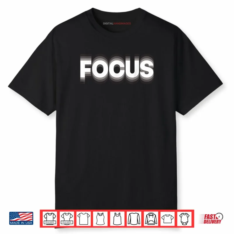 Focus Optical Illusion Vaporwave EDM Rave Festival Shirt