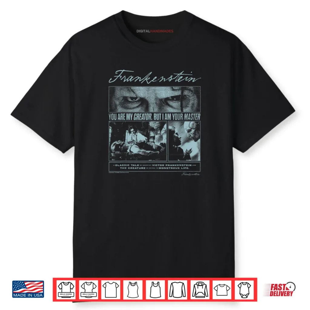 Frankenstein Poster Graphic Officially Licensed Shirt
