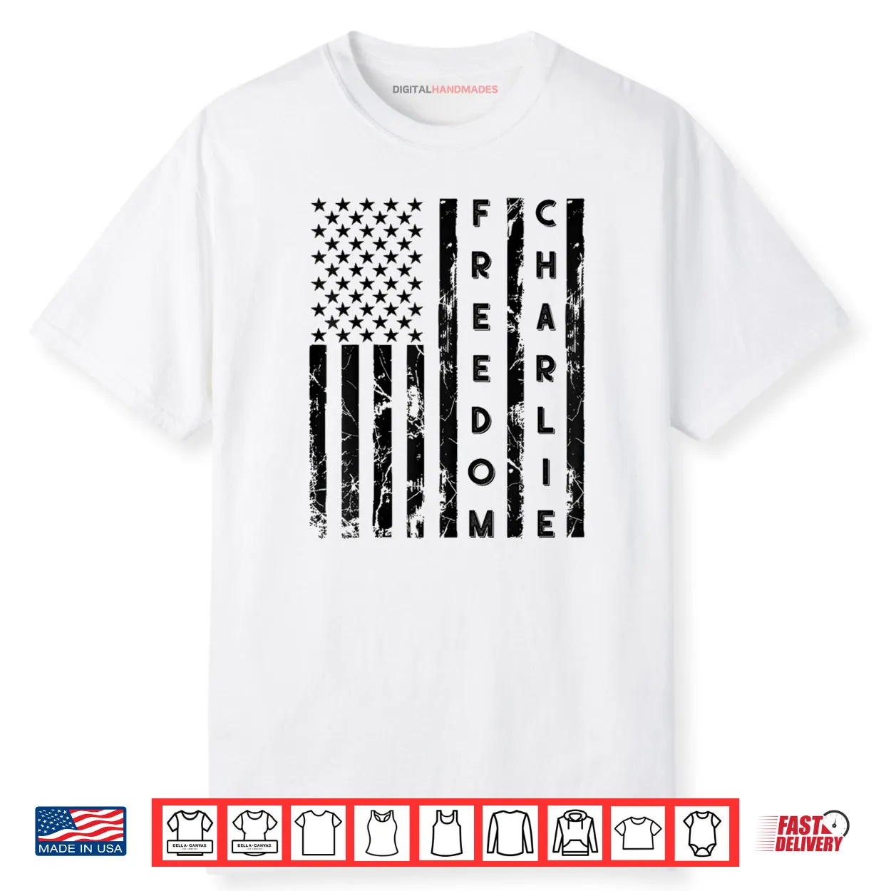 Freedom USA American Flag Shirt