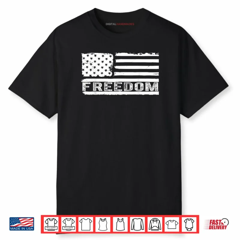 Freedom Vintage America Flag Shirt
