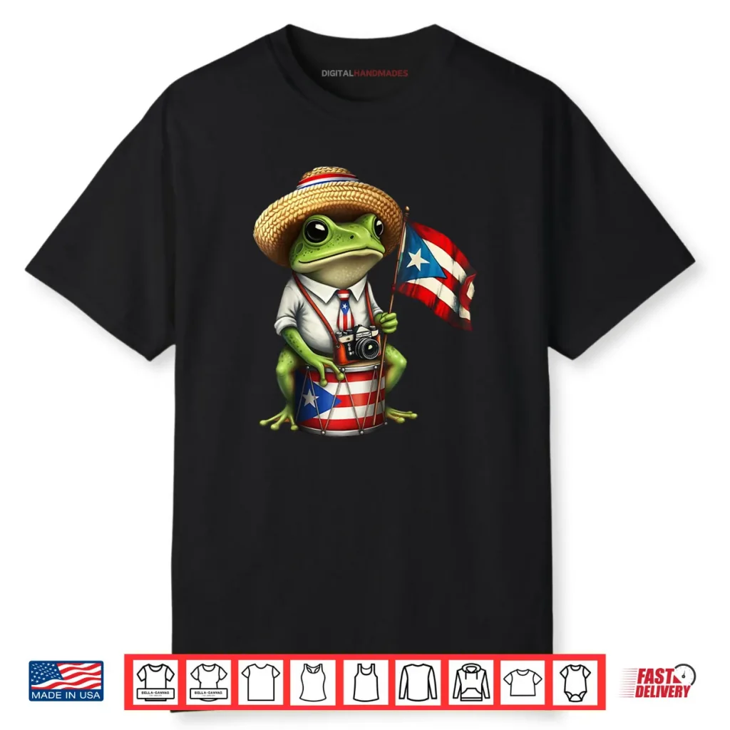 Frog Puerto Rico Flag Taino Boricua Cultural Heritage Shirt 1 Frog Puerto Rico Flag Taino Boricua Cultural Heritage Shirt