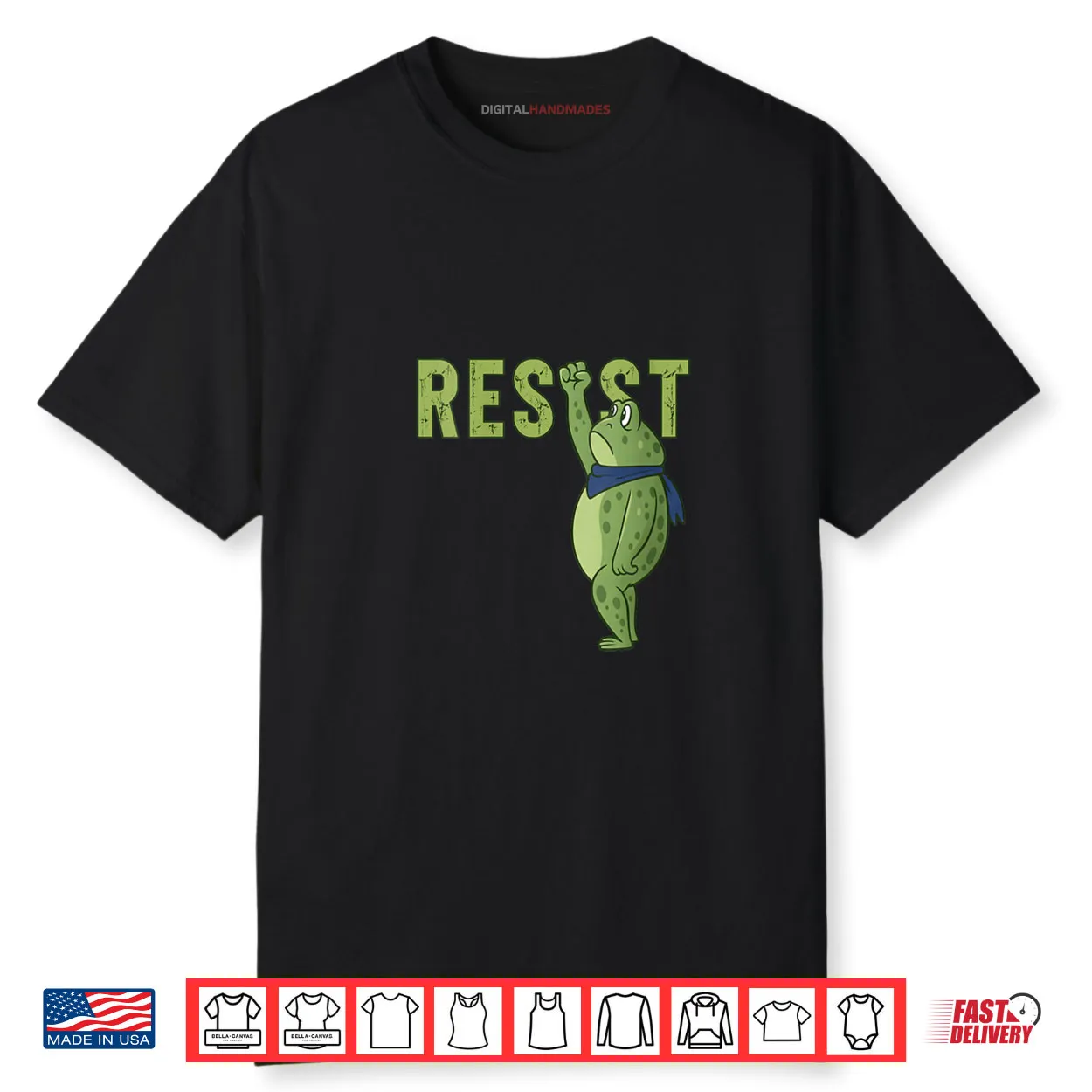 Frog Resist Portland Frog Protest Activist Shirt