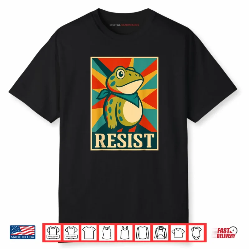 Frog Resist Portland Frog Protest Portland Frog Vintage Shirt
