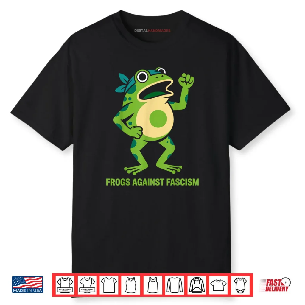 Frogs Against Fascism for Portland Frog Protest Shirt 1 Frogs Against Fascism for Portland Frog Protest Shirt