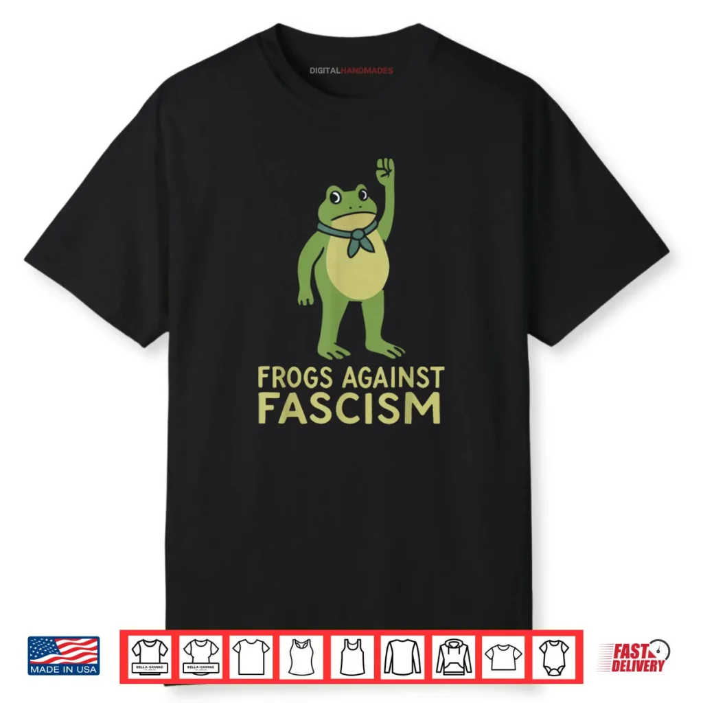 Frogs Against Fascism Retro Shirt