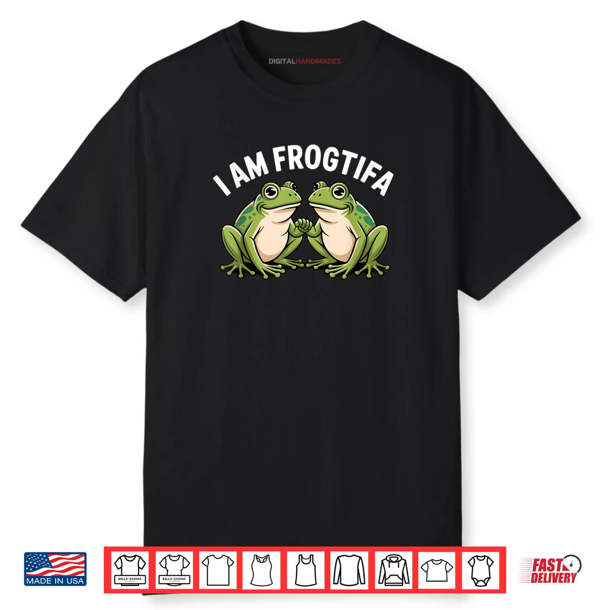 Funny I AM FROGTIFA Shirt