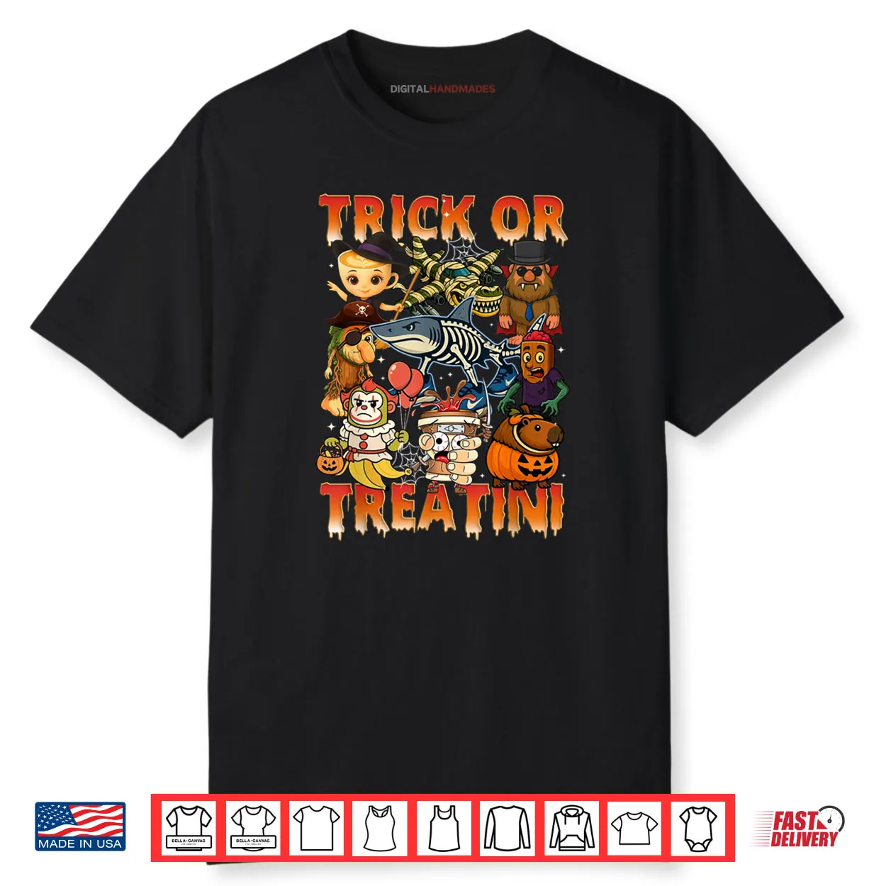 Funny Italian Brain Rot Italian Brainrot Halloween Shirt