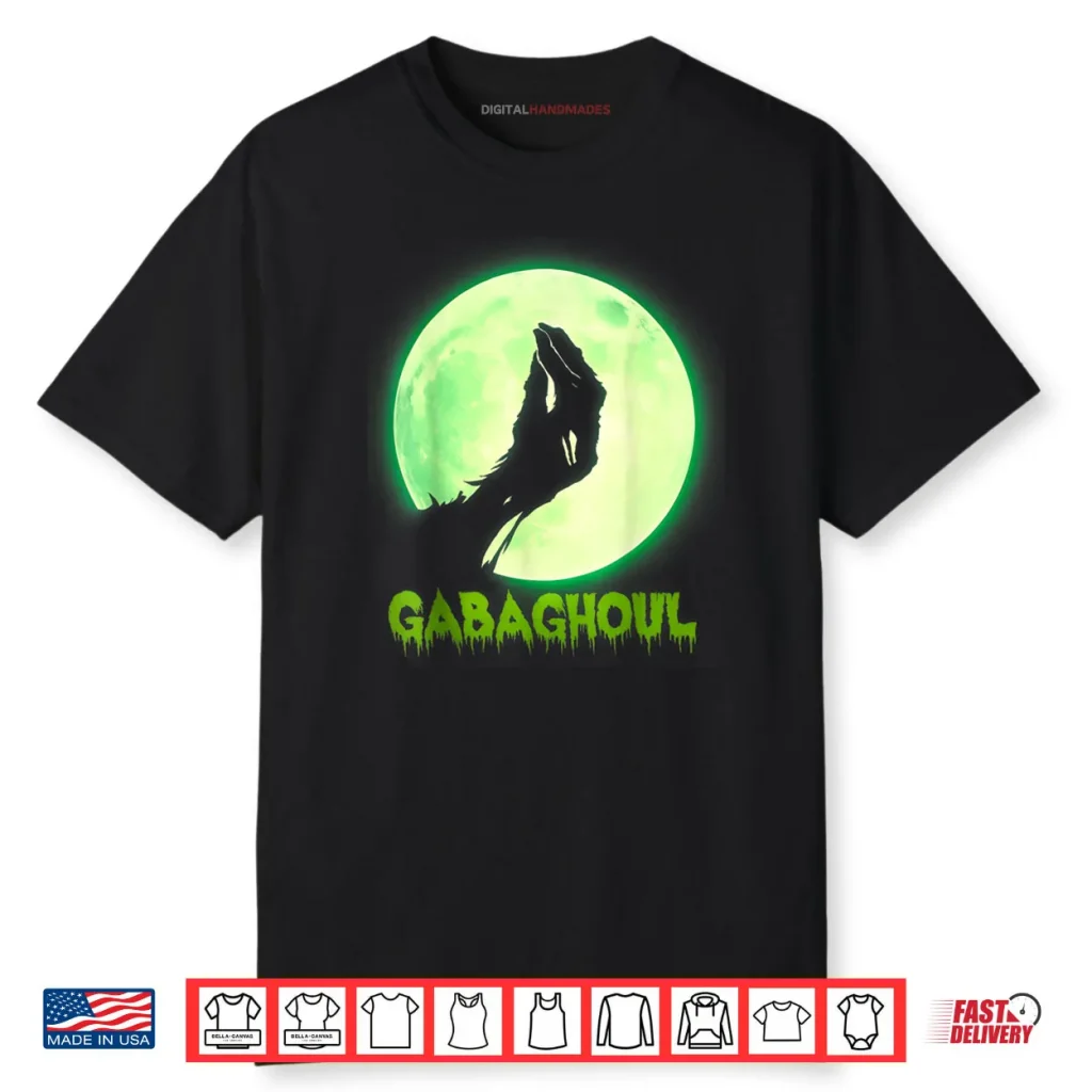 Gabaghoul Hand Moon Italian Joke Halloween Shirt