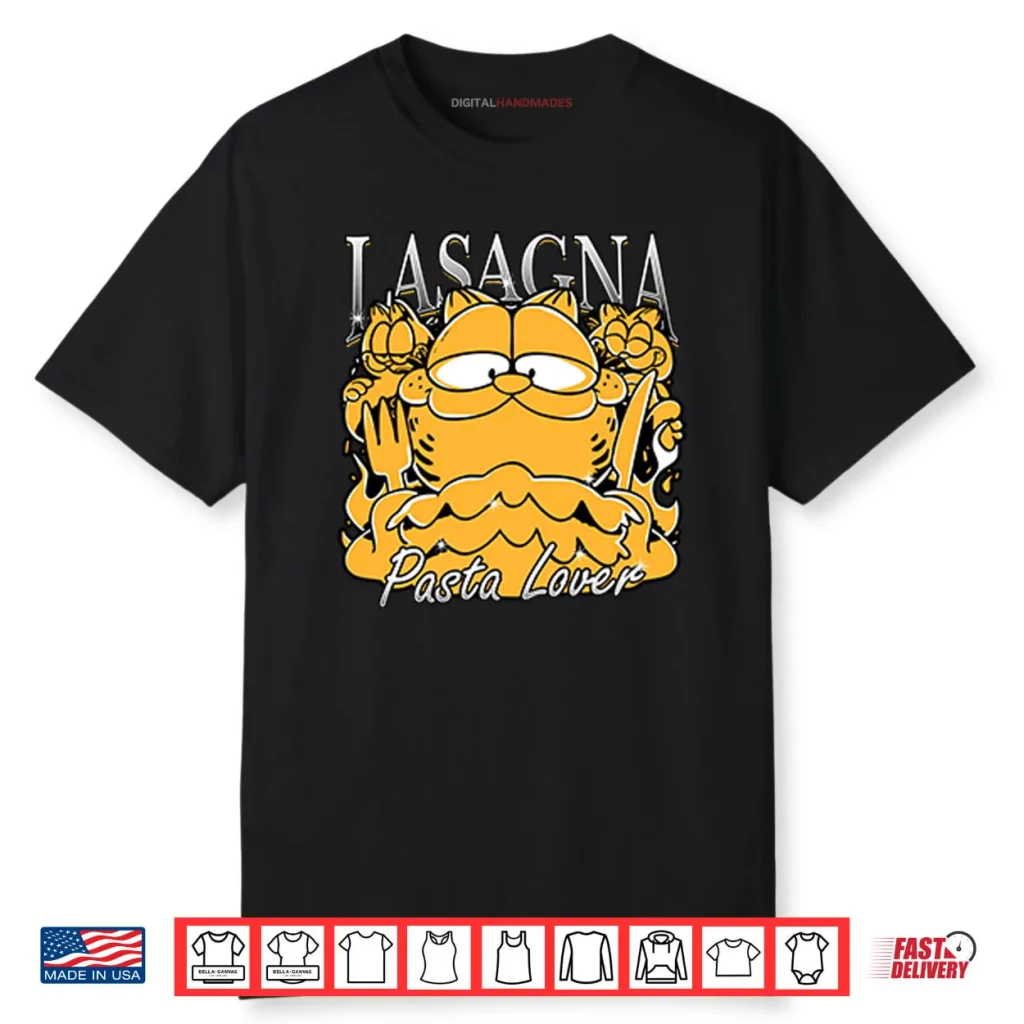 Garfield Lasagna Pasta Lover Shirt