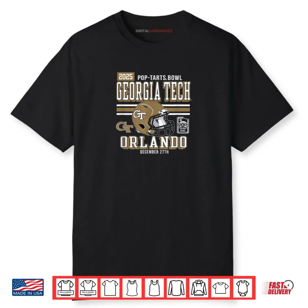 Georgia Tech Yellow Jackets Pop Tarts Bowl 2025 Shirt 1 Georgia Tech Yellow Jackets Pop Tarts Bowl 2025 Shirt