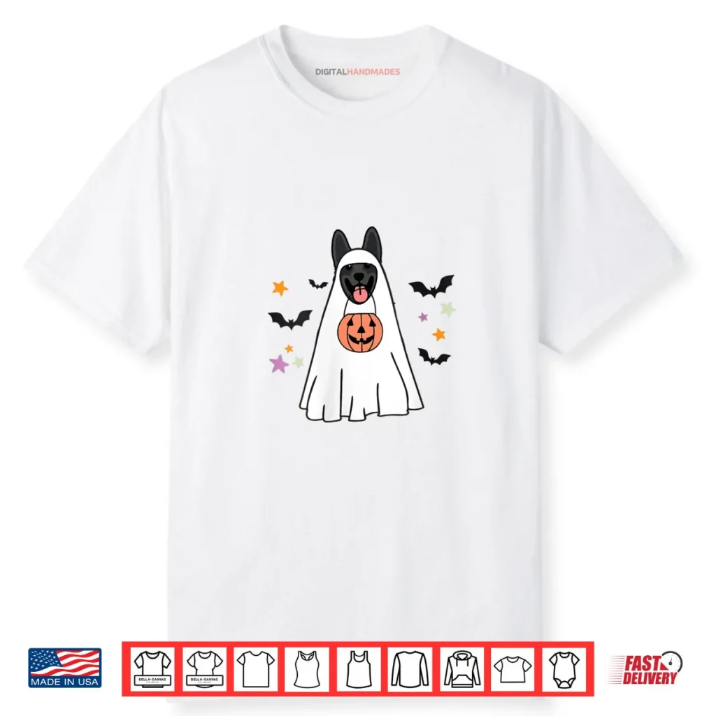 German Shepherd Boo Ghost Dog Lover Halloween Costume Shirt 1 German Shepherd Boo Ghost Dog Lover Halloween Costume Shirt