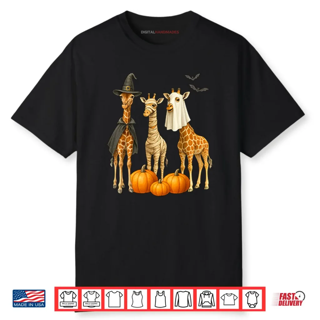 Giraffe Boo Mummy Witch Halloween Shirt 1 Giraffe Boo Mummy Witch Halloween Shirt