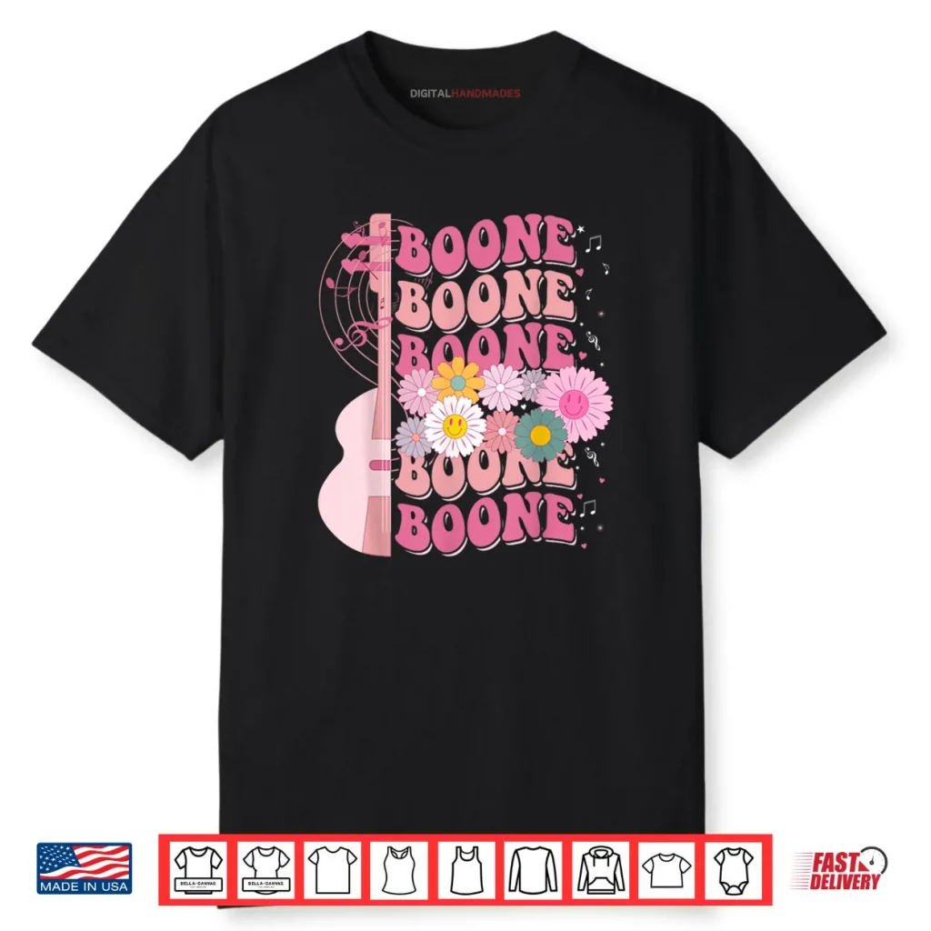 Girl Retro Boone Groovy Flower 80’s Shirt 1 Girl Retro Boone Groovy Flower 80’s Shirt