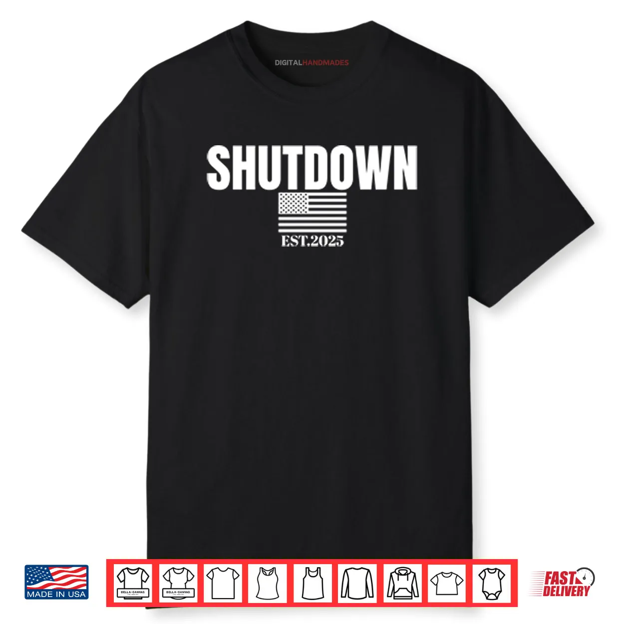 Government Shutdown Est 2025 Shirt