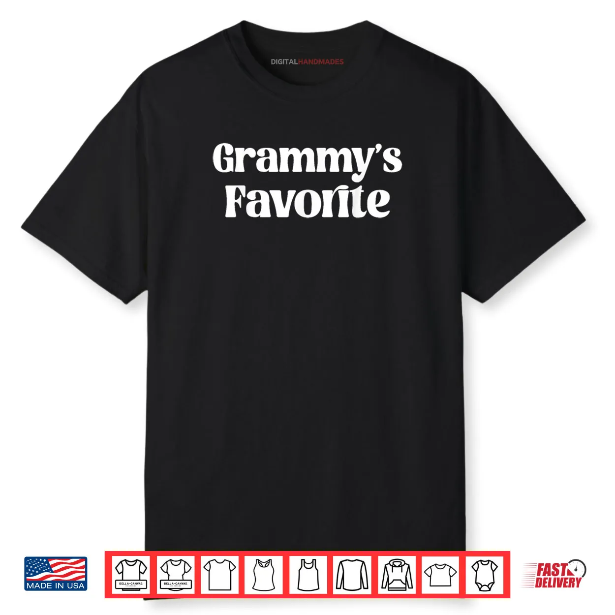 Grammy’s Favorite Grandparent Grandchild Vintage Shirt