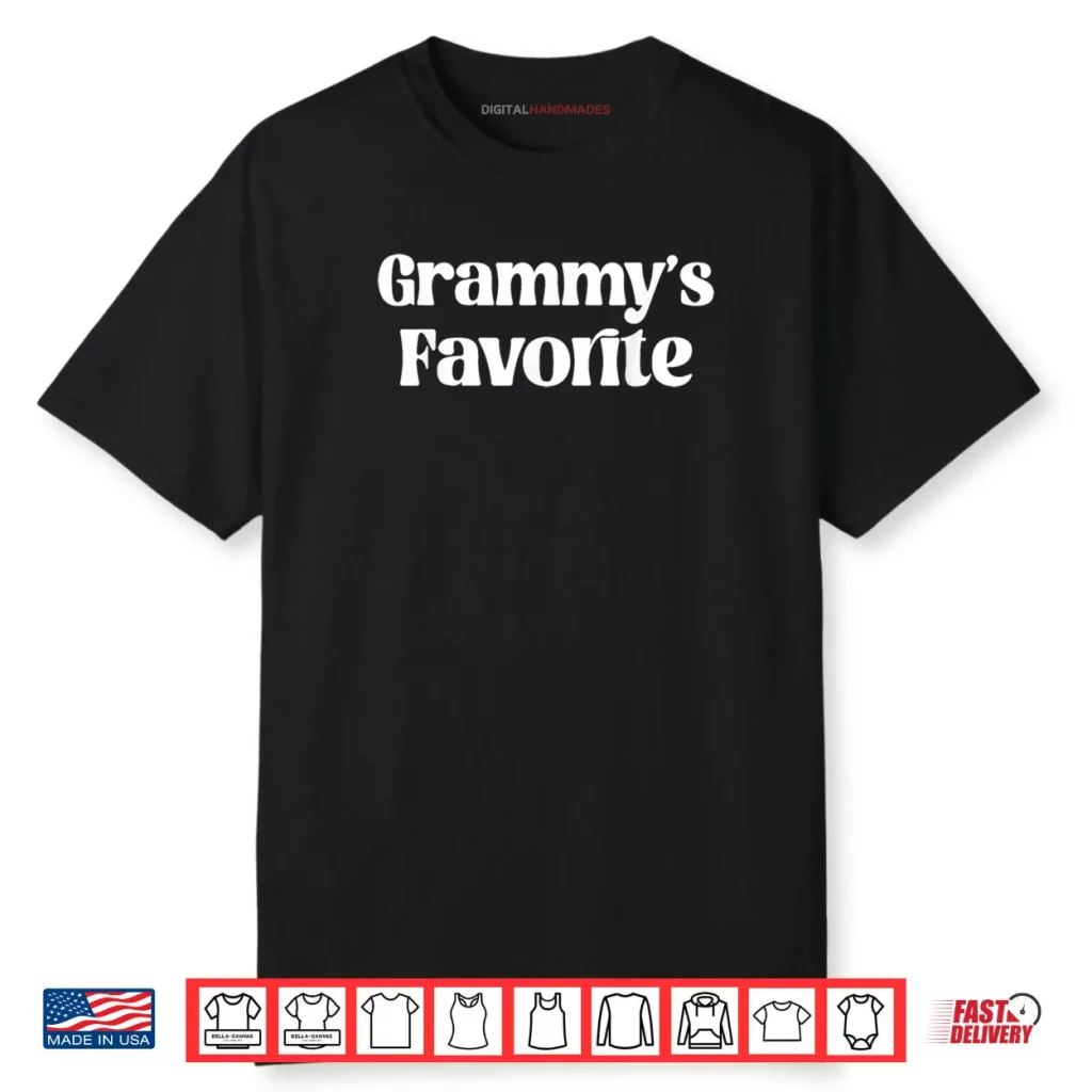 Grammy’s Favorite Grandparent Grandchild Vintage Shirt