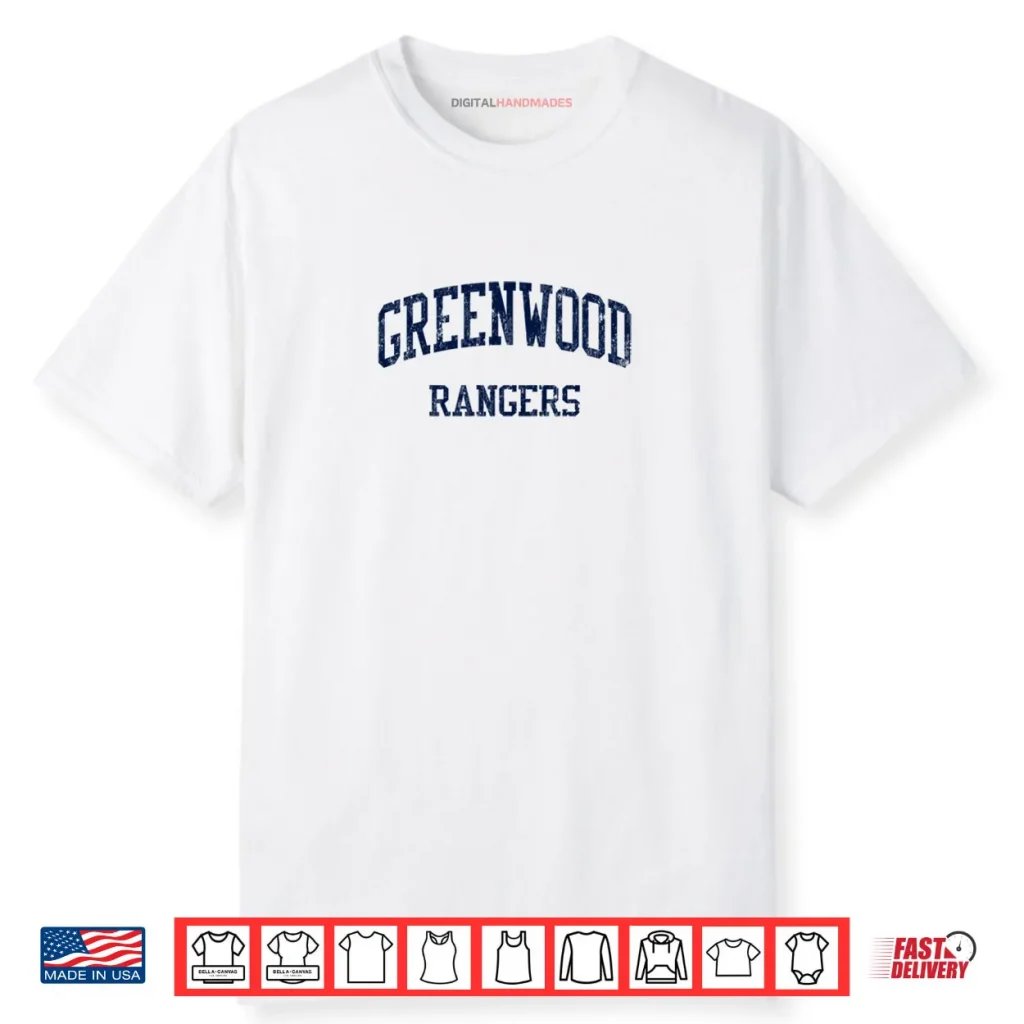 Greenwood High School HS Midland TX Vintage Sports Long Shirt 1 Greenwood High School HS Midland TX Vintage Sports Long Shirt