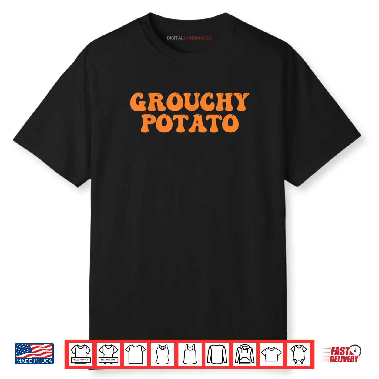 Grouchy Potato Sweet Potato Couple Matching Thanksgiving Shirt