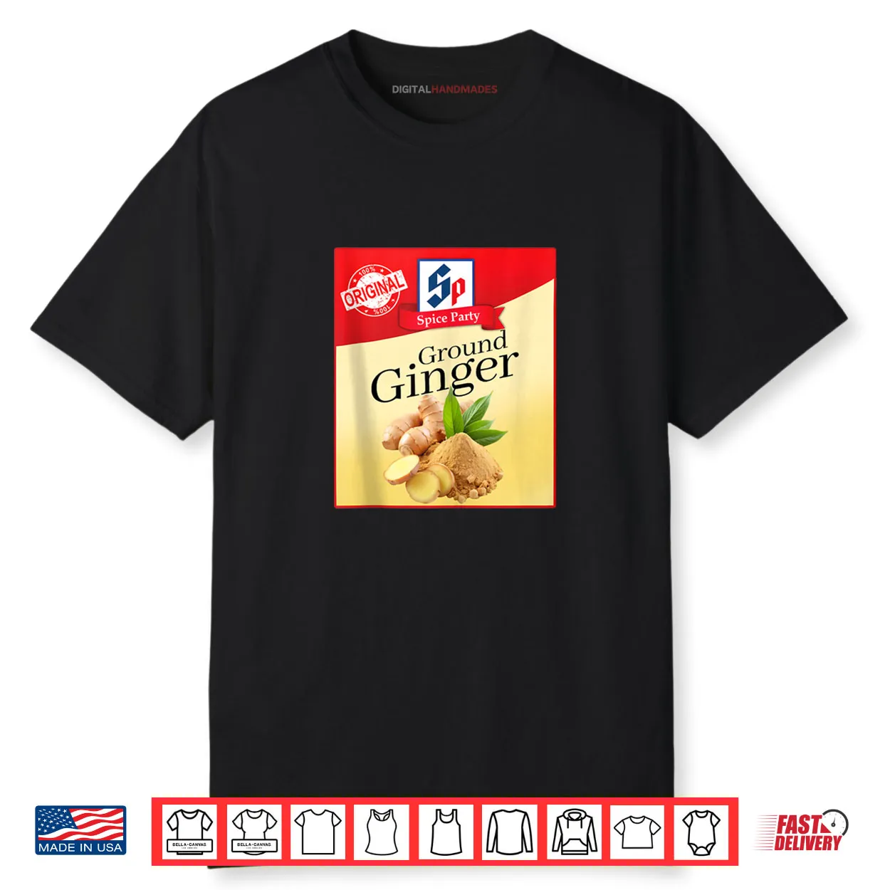 Ground Ginger Condiment Costume Holiday Spice Group Costumes Shirt