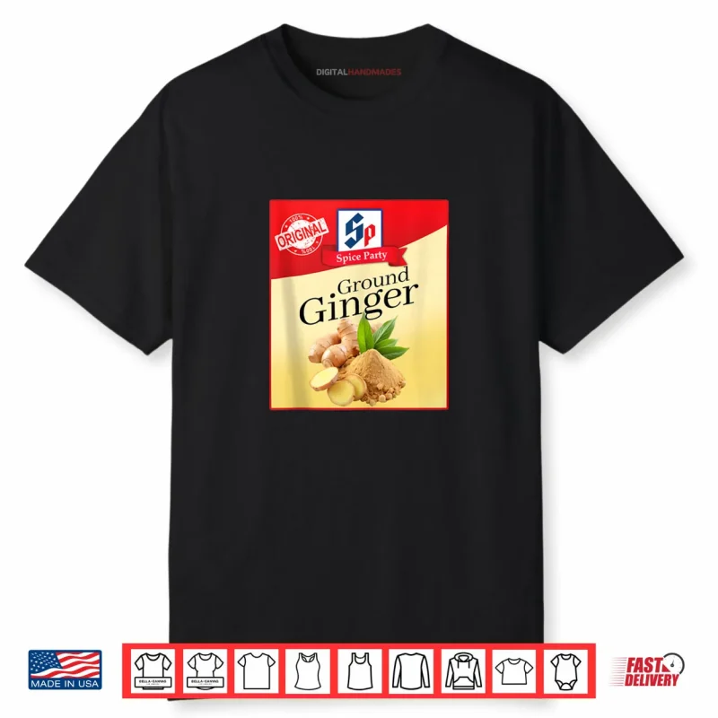 Ground Ginger Condiment Costume Holiday Spice Group Costumes Shirt