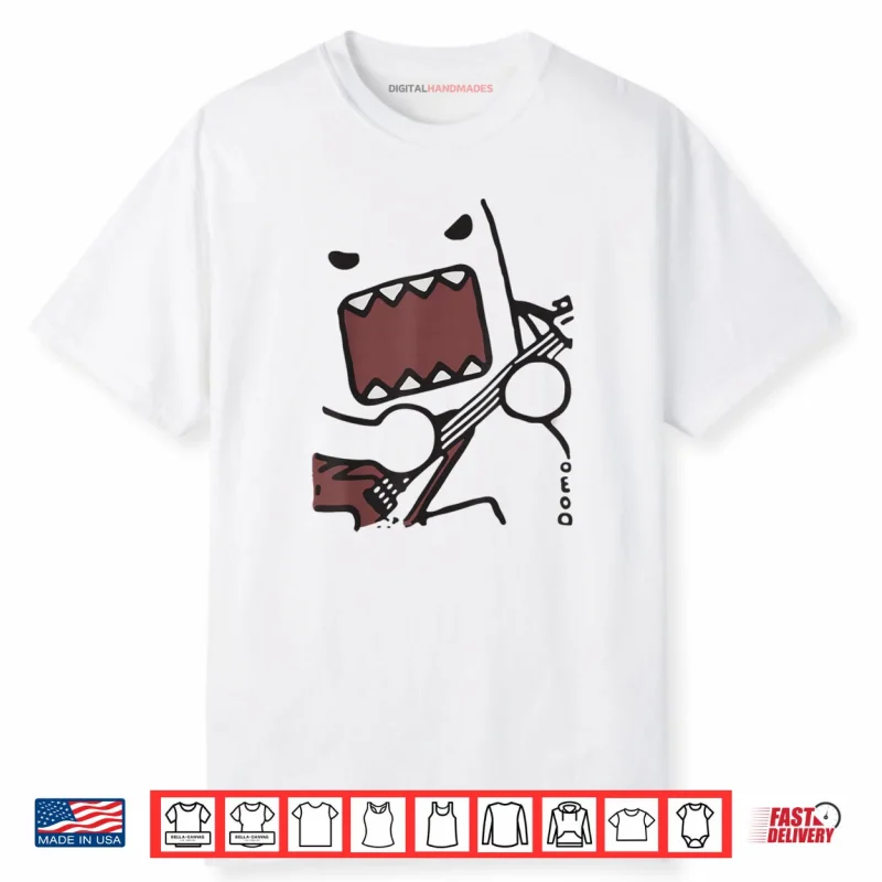 Guitar Domo Y2k Japanese Shirt