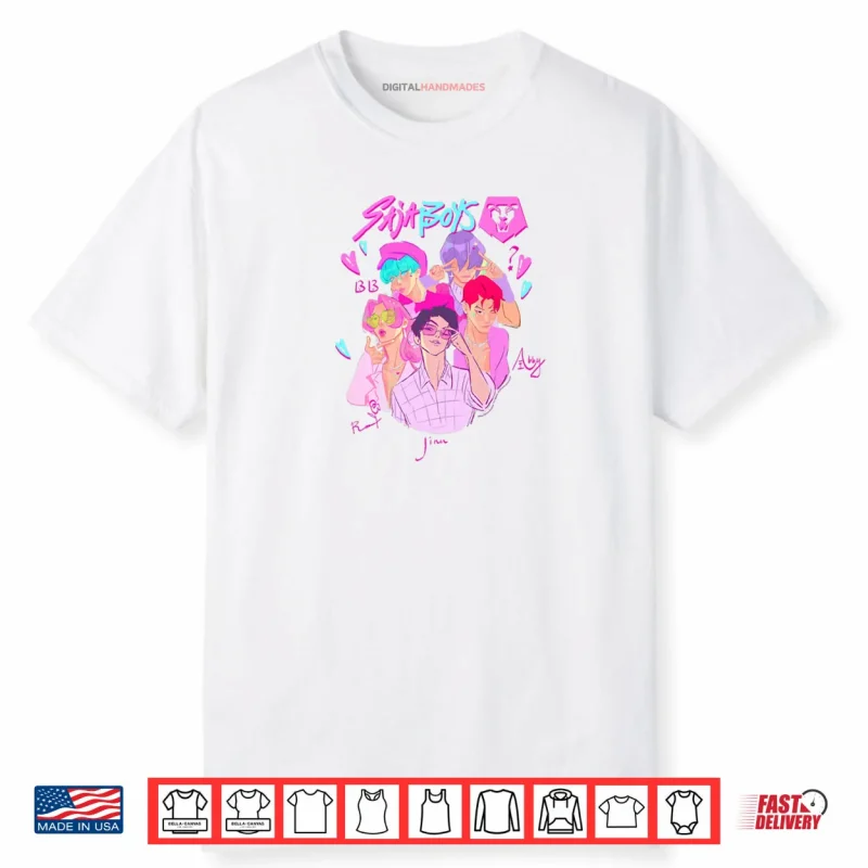 Halloween Saja Boys Demon Group Portrait Shirt