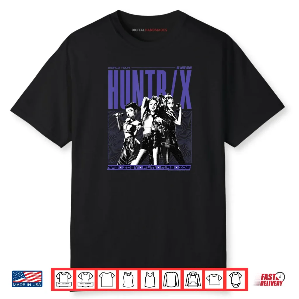 Halloween World Tour Huntrix Poster Shirt 1 Halloween World Tour Huntrix Poster Shirt