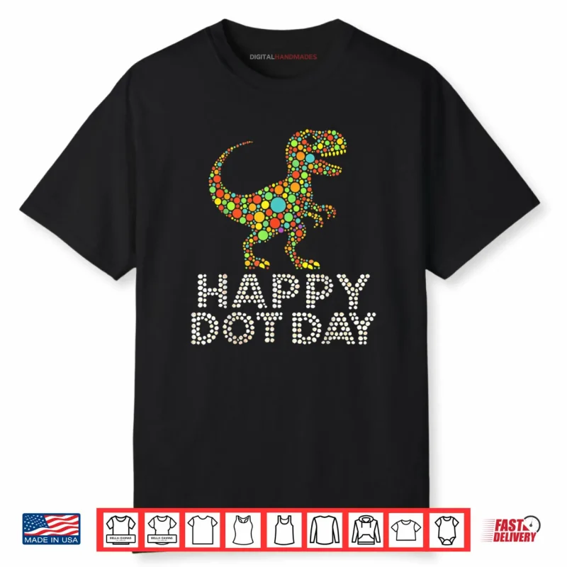 Happy Dot Day Polka Dot T Rex Shirt