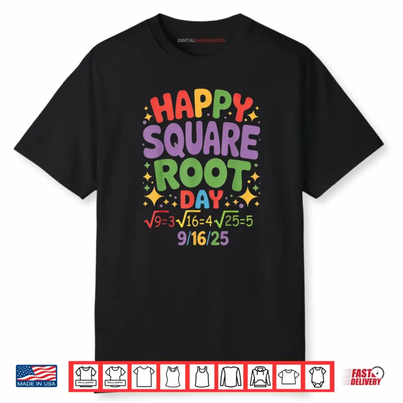 Happy Square Root Day Number Shirt