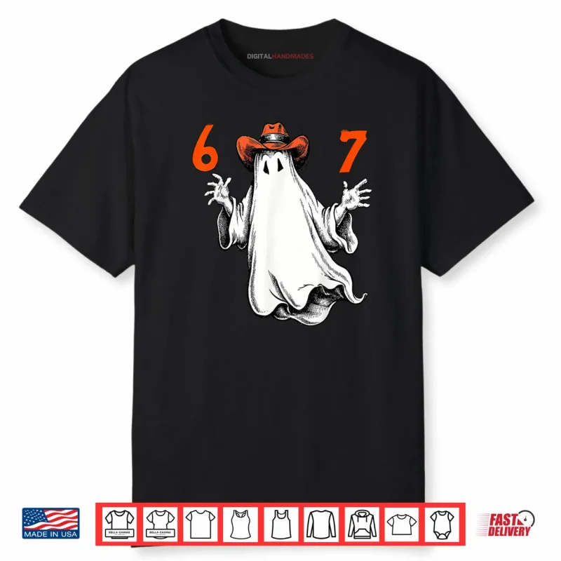 Haunted by 6 7 Funny Ghost Thanksgiving Fall Autumn Shirt
