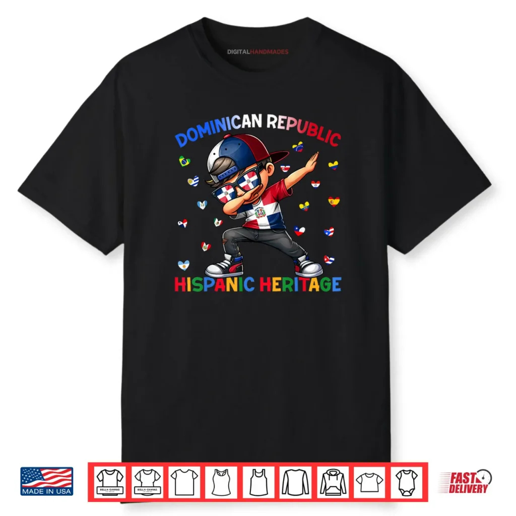 Hispanic Heritage Month Dominican Republic Flag Shirt 1 Hispanic Heritage Month Dominican Republic Flag Shirt