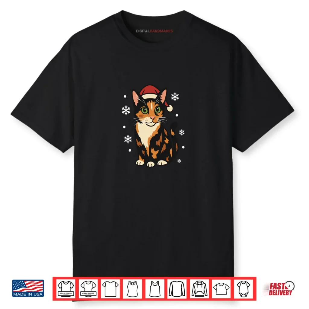 Holiday Kitten Cute Christmas Cat Design Shirt 1 Holiday Kitten Cute Christmas Cat Design Shirt